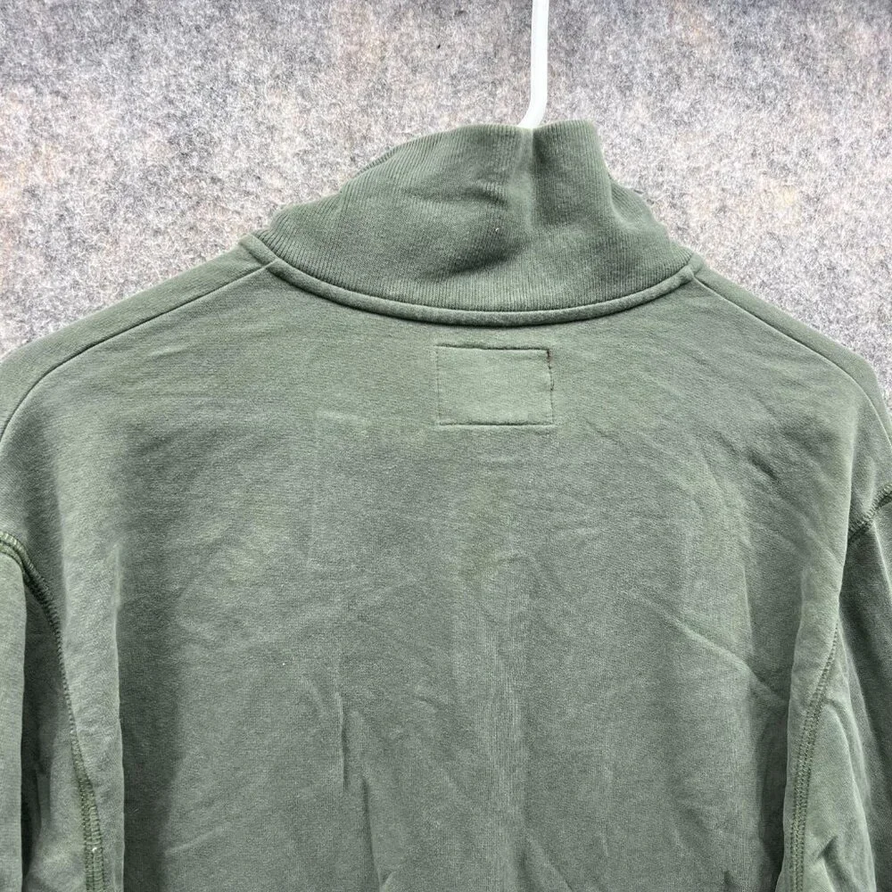 Miami Hurricanes Sweater Men Large Pullover Green 1/4 Zip Sweatshirt VTG 47’ - Picture 12 of 14